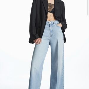 COS WIDE-LEG HIGH-RISE FULL-LENGTH JEANS SIZE 29